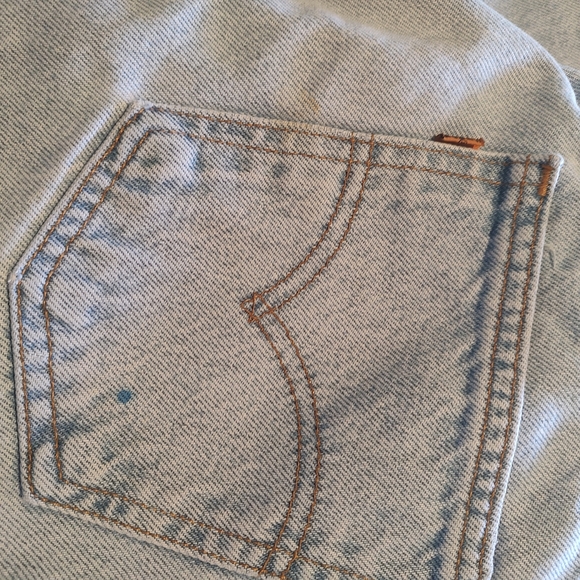 Vtg Orange Tab 550 Levi's Denim Jeans 33x32 Men's Relaxed Fit - Picture 3 of 16